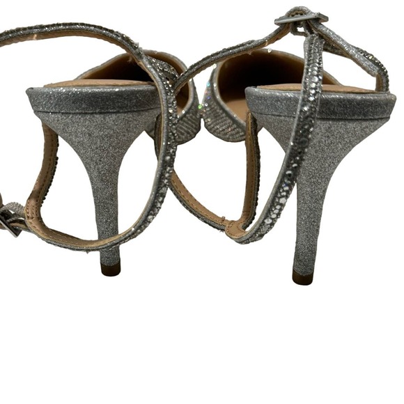 JEWEL BADGLEY MISCHKA NWOB $129 Georgina Ankle Strap Heels Size 8.5 - Picture 4 of 10